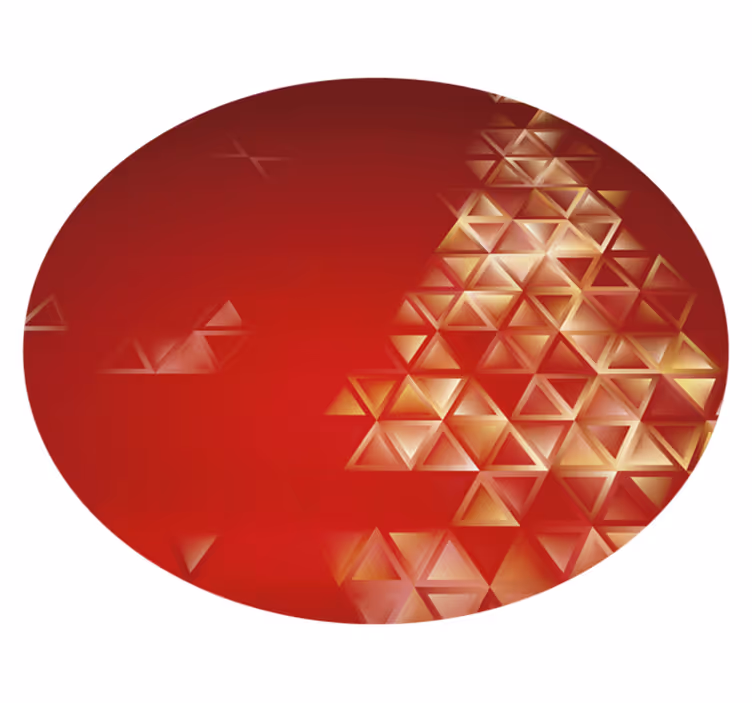 Dywan winylowy wzór geometryczny geometryczna kula ombre - TenStickers