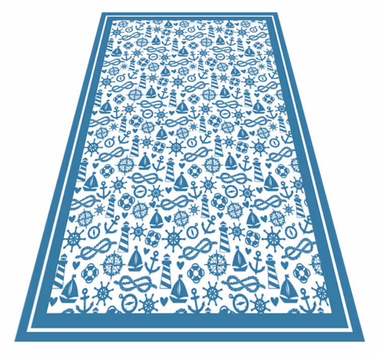 Dywan winylowy Symbole marynistyczne - TenStickers