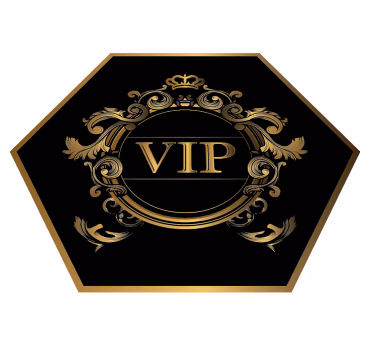 Minimalistyczny dywan winylowy elegancki projekt vip - TenStickers