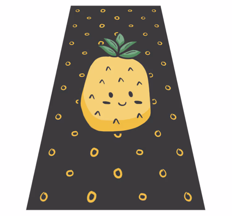 Dywan winylowy dla dziecka wesoły ananas - TenStickers