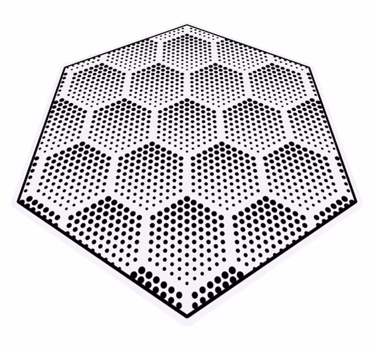 Dywany geometryczne w kropki - TenStickers