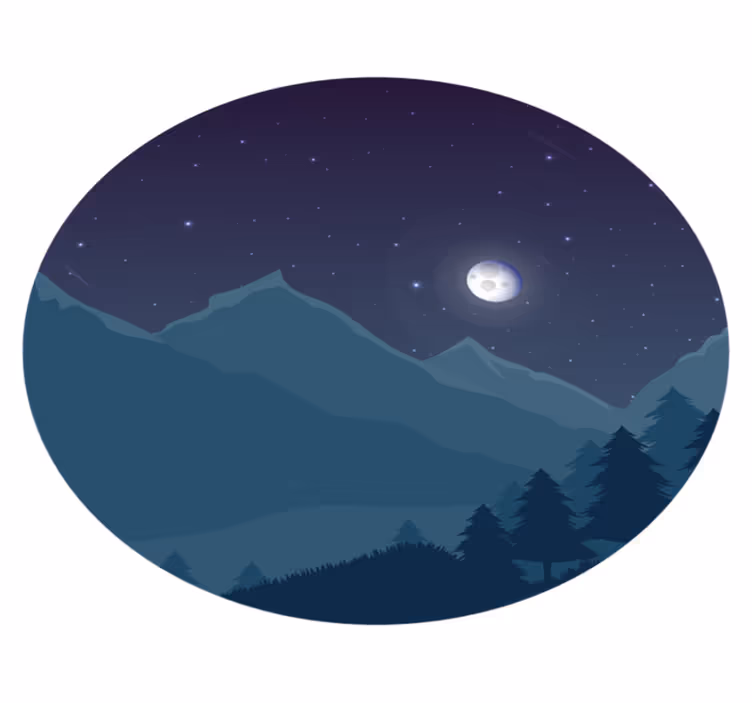 Dywan winylowy Nocne niebo - TenStickers