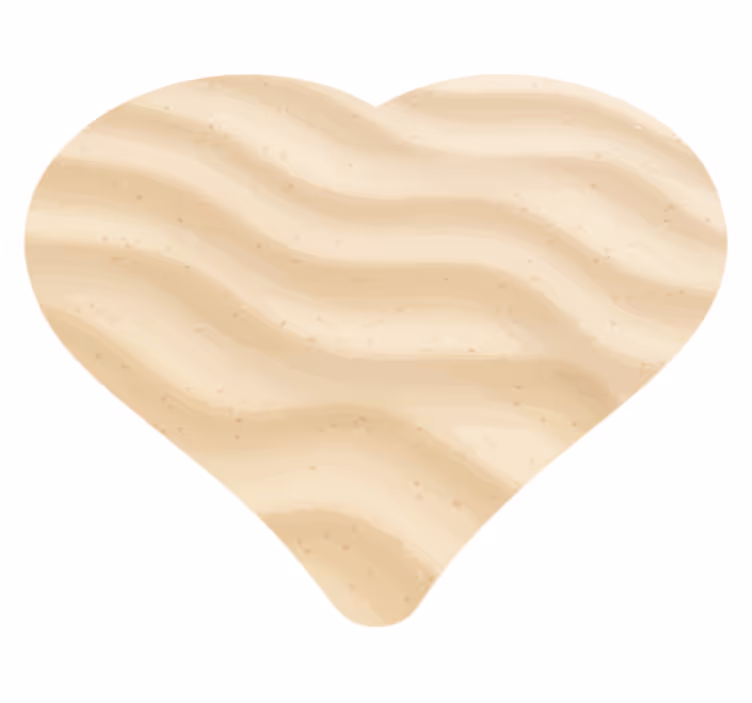 Nowoczesny dywan winylowy Beach love - TenStickers