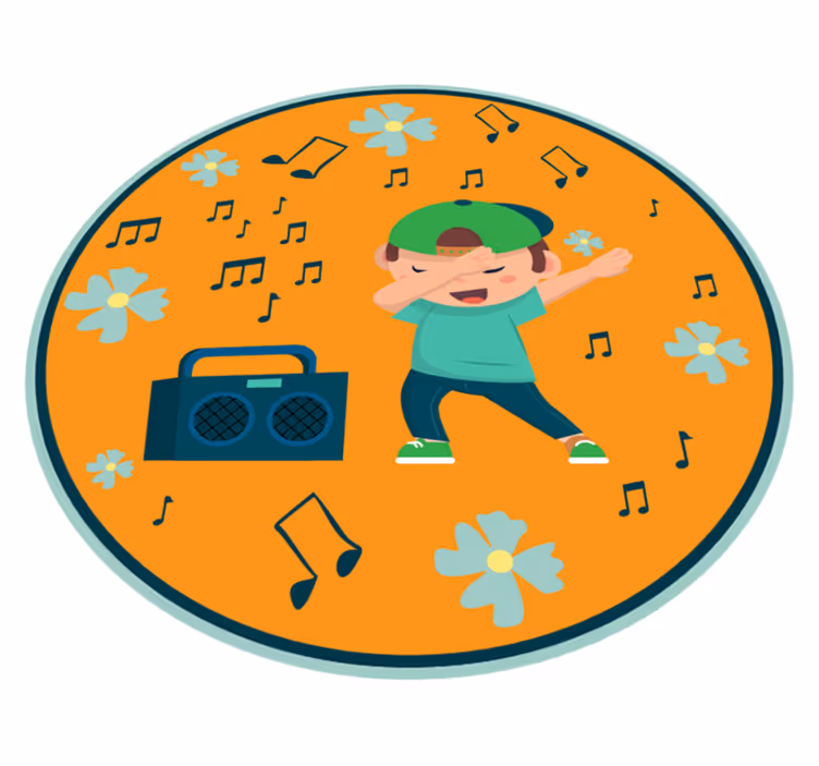 Dywan winylowy dla dziecka obrazy taneczne dla dzieci - TenStickers