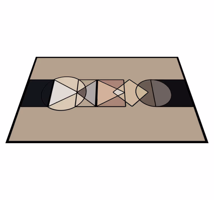Dywan winylowy Geometryczna mieszanka - TenStickers