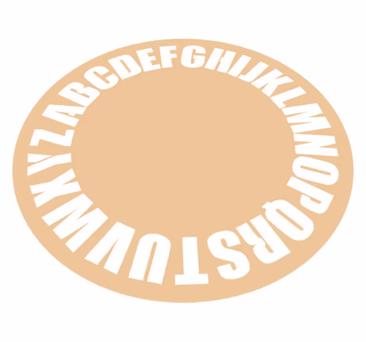 Dywan winylowy dla dzieci Alfabet vintage - TenStickers