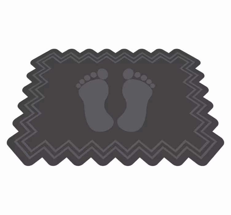 Dywan winylowy Stopy na macie - TenStickers