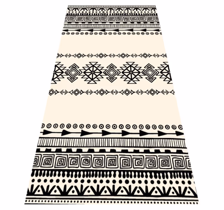 Etniczny dywan winylowy w stylu tribal - TenStickers