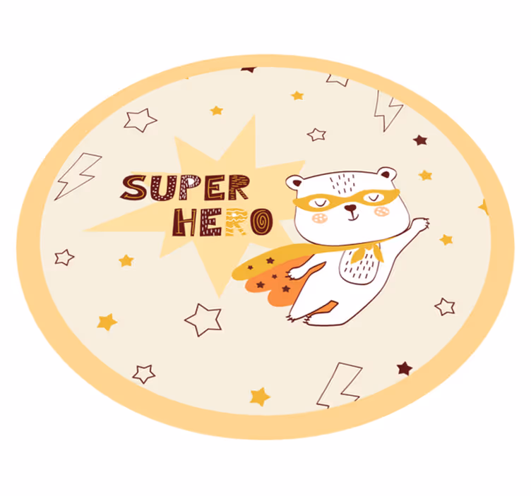 Dywan winylowy dla dzieci z superbohaterami - TenStickers