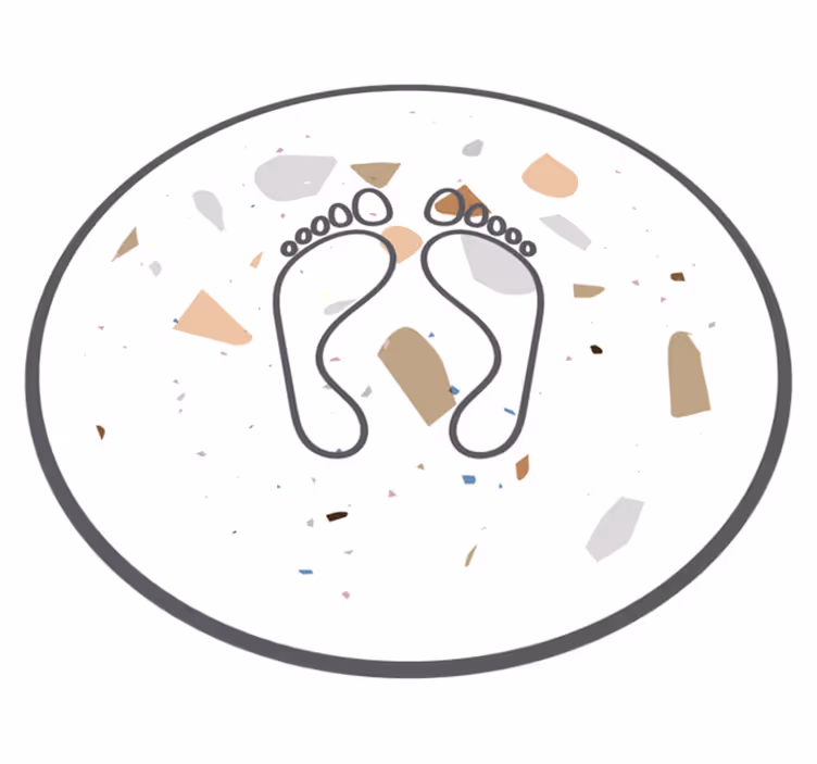 Podłogi łazienkowe z lastryko - TenStickers