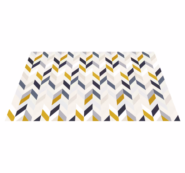 Kolorowe geometryczne cechy geometryczne dywaniki - TenStickers