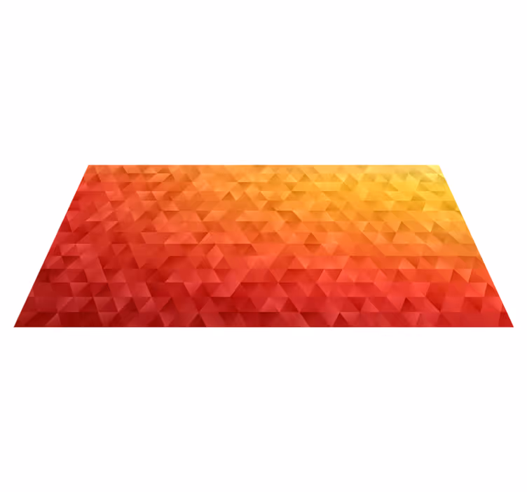 Dywan winylowy geometryczny wzór gradient geometryczny - TenStickers