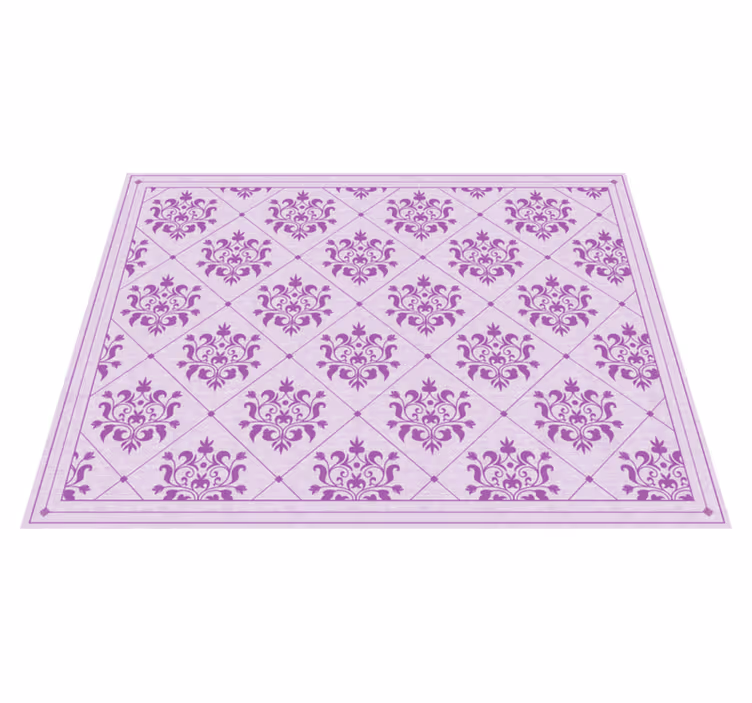 Dywan vintage malva patrón - TenStickers
