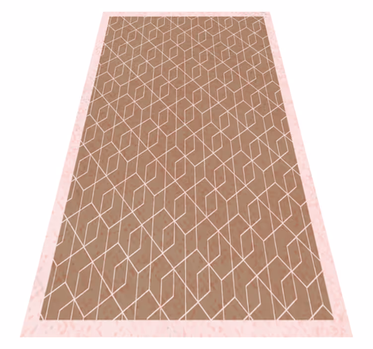 Dywan winylowy wzór geometryczny geometryczna prostota - TenStickers