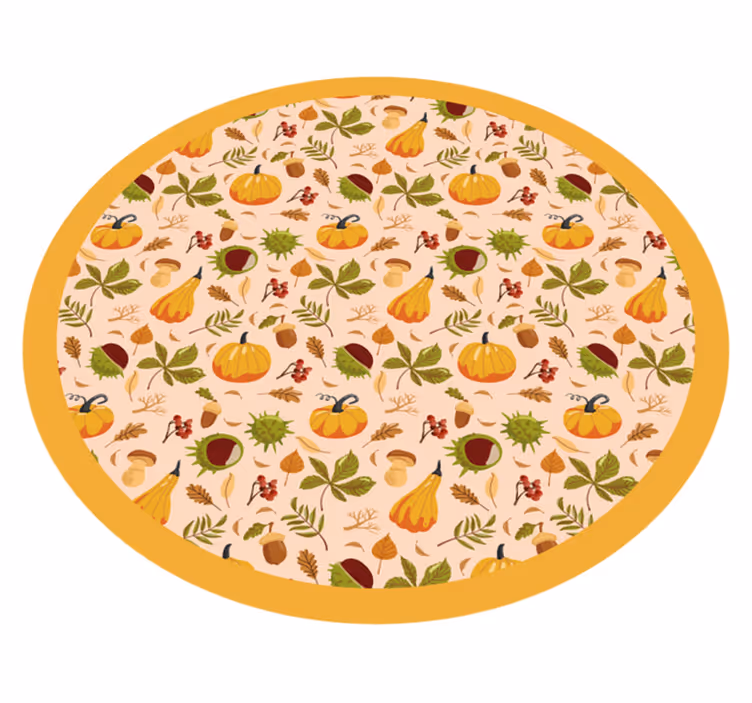 Dywan winylowy do kuchni w jesiennym klimacie - TenStickers