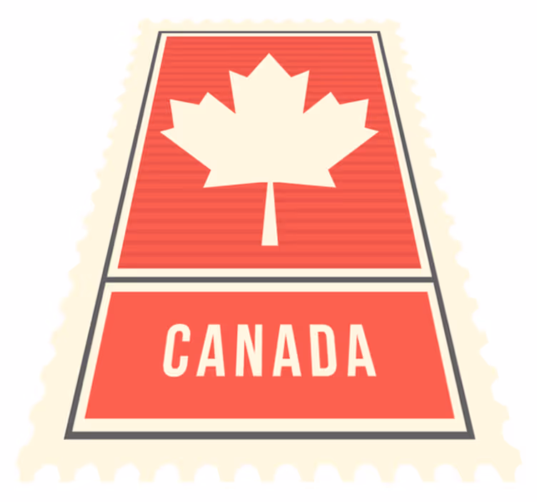 Dywan winylowy z liściem klonu kanadyjskiego - TenStickers