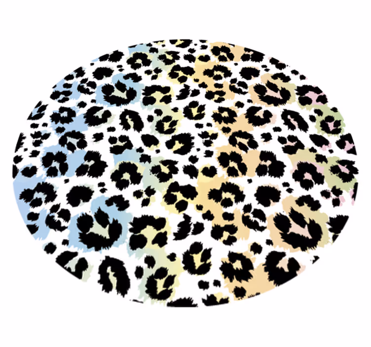 Dywan winylowy Centki leoparda - TenStickers