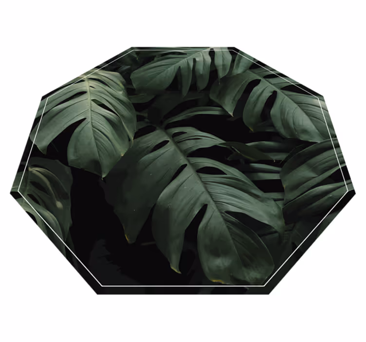 Dywan winylowy Liście Monstera - TenStickers