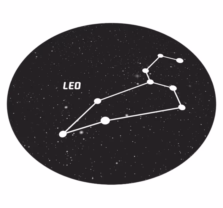 Dywan winylowy w gwiazdki astronomia konstelacyjna - TenStickers