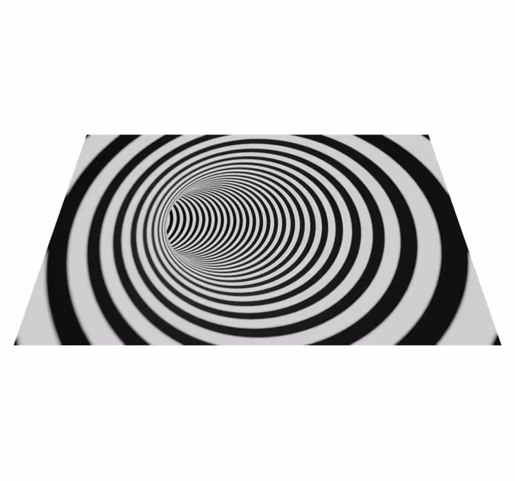 Dywaniki geometryczne 3d tunelu - TenStickers