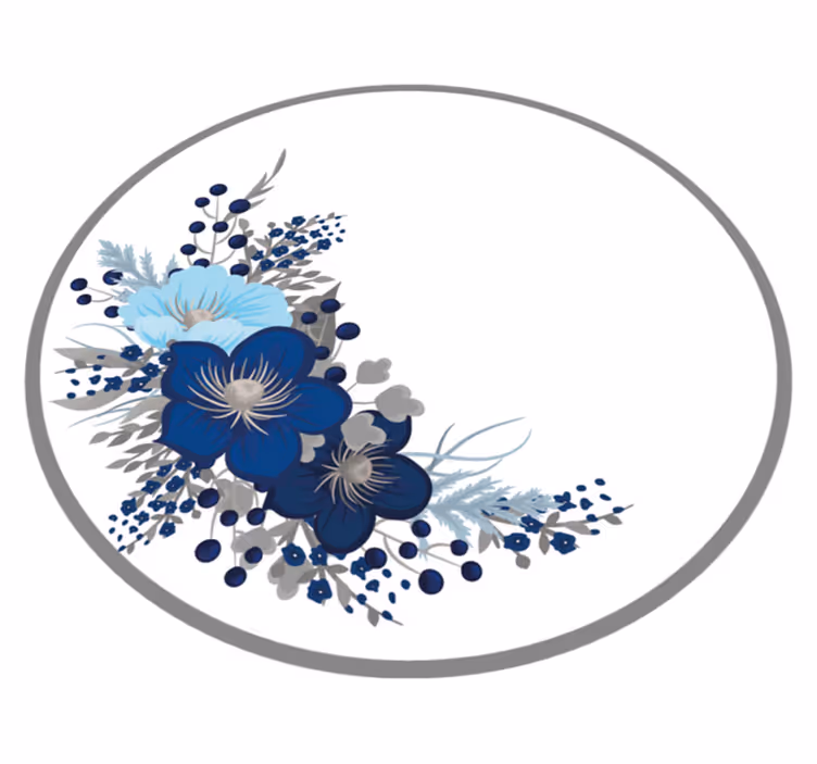 Dywan winylowy w kwiaty i rośliny kolekcja botaniczna - TenStickers