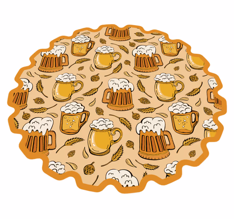 Dywan winylowy święta festiwal piwa - TenStickers