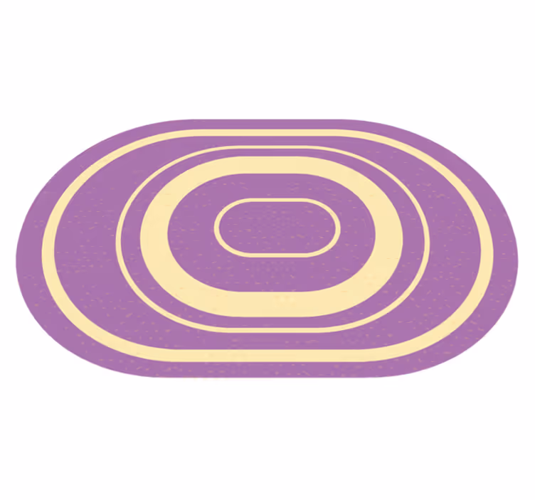 Dywan winylowy do łazienki koncentryczne elipsy - TenStickers