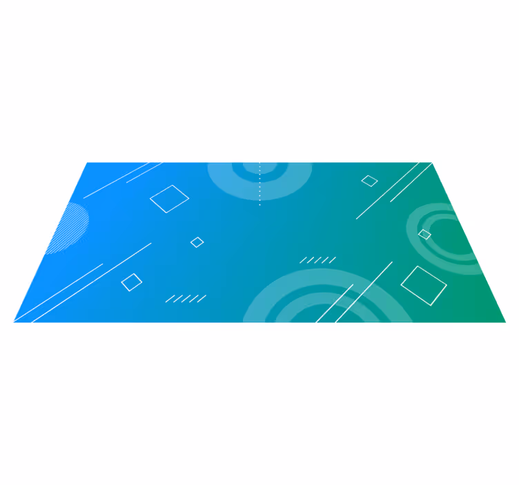 Dywan winylowy wzór geometryczny gradient abstrakcyjny - TenStickers
