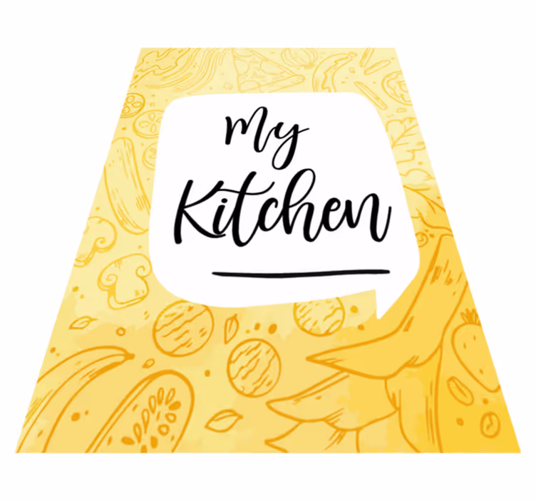 Dywan winylowy Moja kuchnia - TenStickers