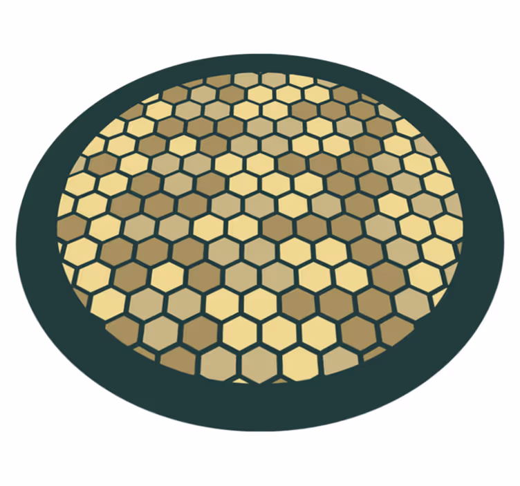 Dywan winylowy Żółte kamienie betonowe - TenStickers
