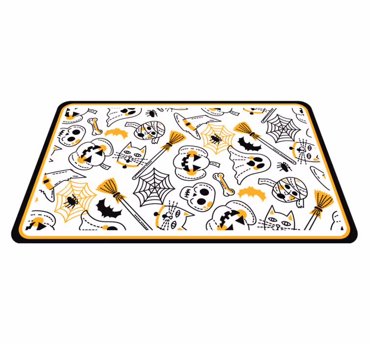 Dywan winylowy na halloween upiorne motywy świąteczne - TenStickers