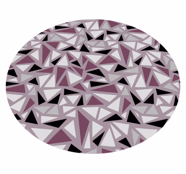 Dywan winylowy Fioletowa mozaika - TenStickers