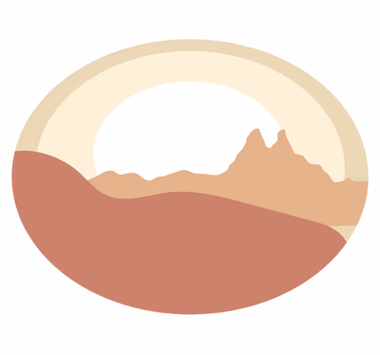 Dywan winylowy natura minimalistyczny krajobraz - TenStickers