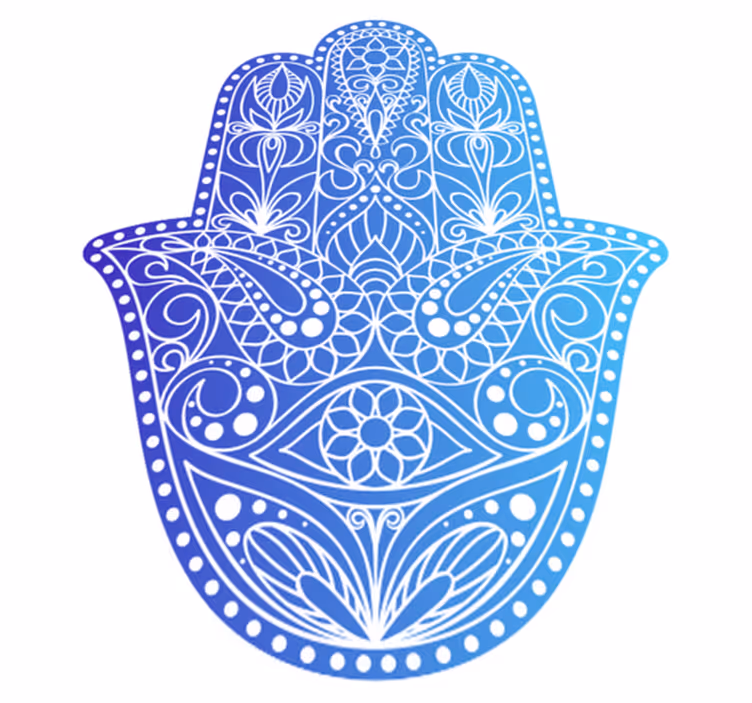 Dywan winylowy z mandalą wystrój inspirowany mandalą - TenStickers