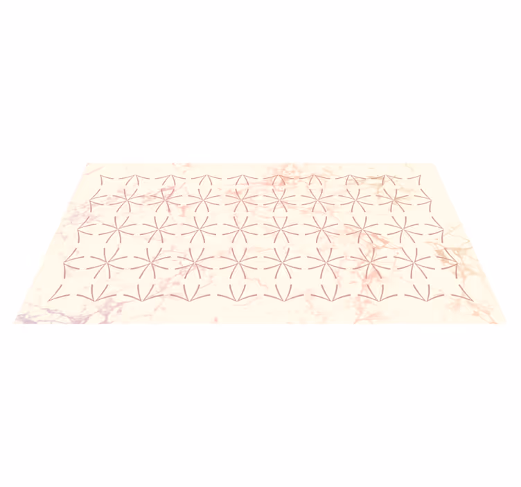 Dywan winylowy do salonu geometryczny wzór gwiazdy - TenStickers