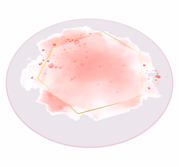 Minimalistyczny dywan winylowy abstrakcyjna akwarela - TenStickers
