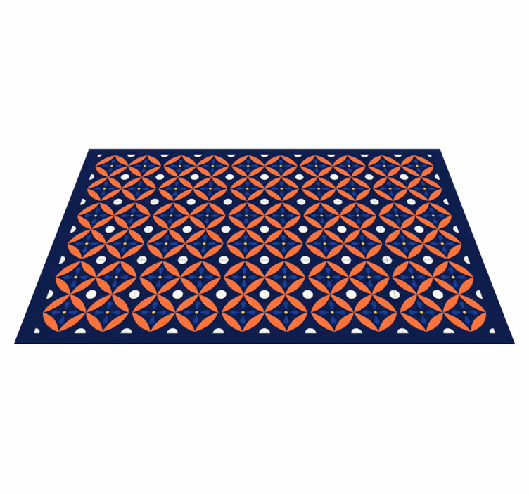 Dywan winylowy wzór geometryczny w stylu geometrycznym - TenStickers