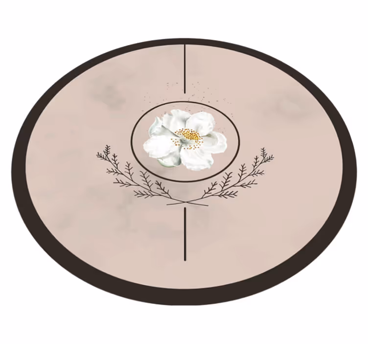 Dywan winylowy do sypialni marmurkowy róż - TenStickers