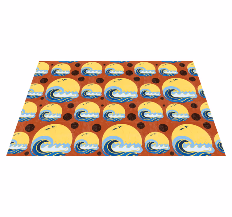Dziecięcy dywan winylowy nadmorskie obrazy - TenStickers