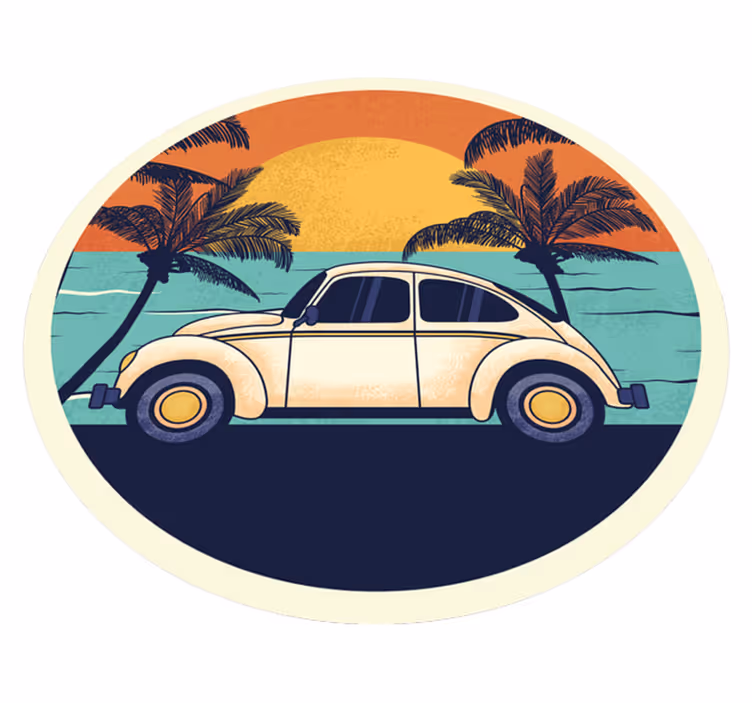 Dywan winylowy Lata 70te - TenStickers