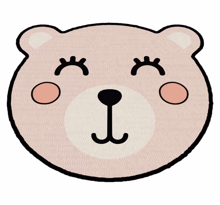 Dywanik winylowy z misiem anime - TenStickers