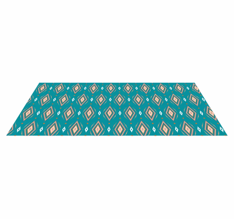 Dywan winylowy wzór geometryczny biegacz geometryczny - TenStickers