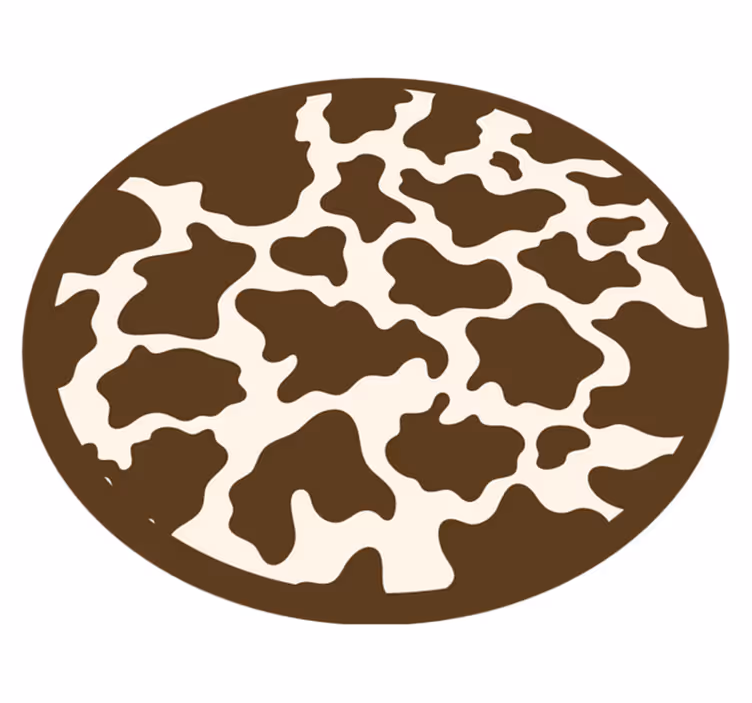 Dywan winylowy Brązowe plamki - TenStickers