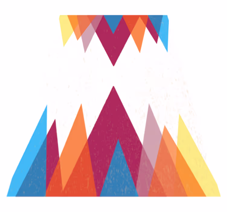 Kolorowy dywan nordic design - TenStickers
