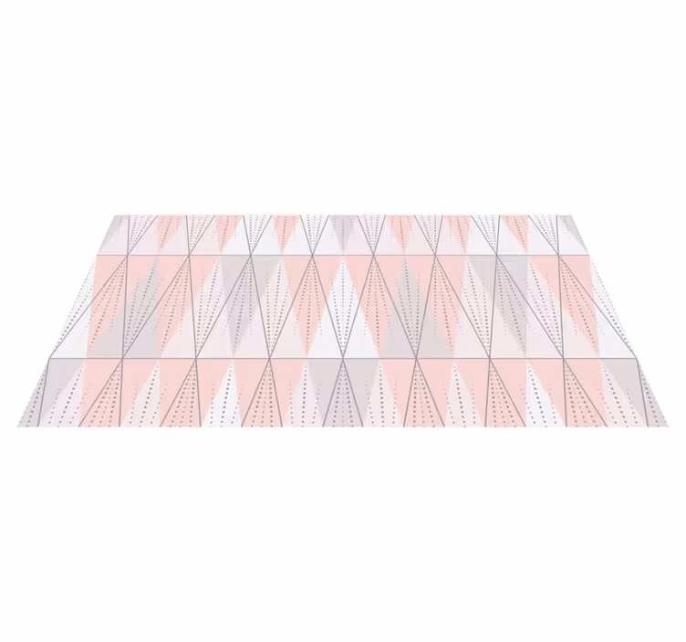 Dywan winylowy wzór geometryczny liniowość geometryczna - TenStickers