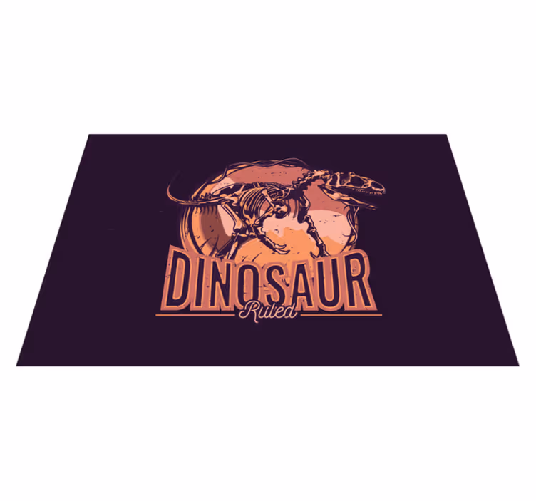 Dywan do sypialni z panowaniem dinozaura - TenStickers