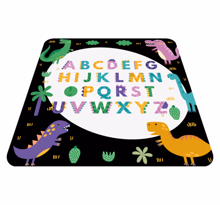 Dywan winylowy alfabet kolorowa zabawa edukacyjna - TenStickers