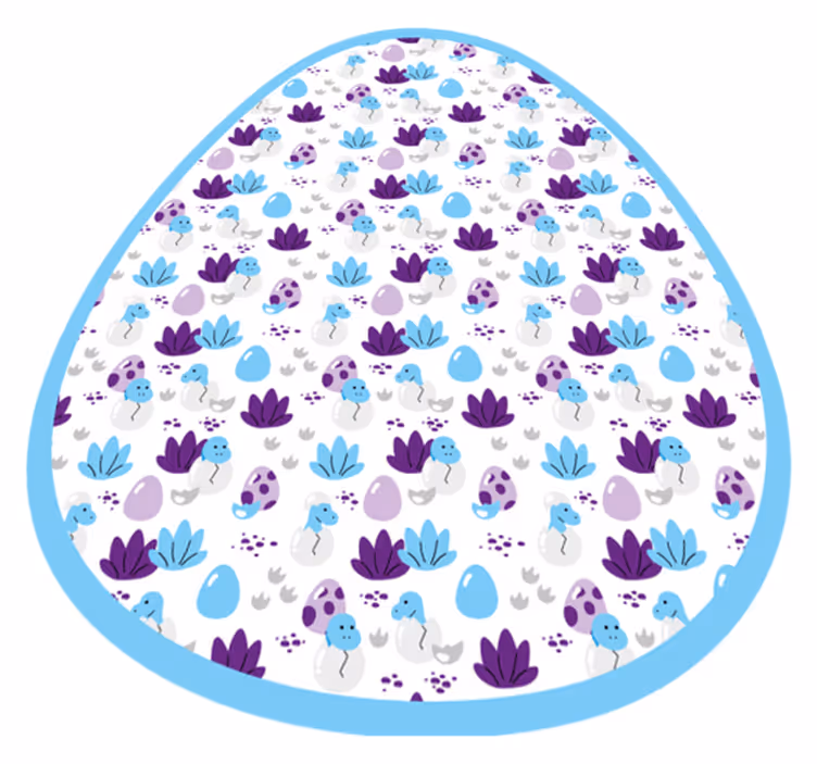 Dywan winylowy dla dziecka motyw kapryśnego stworzenia - TenStickers