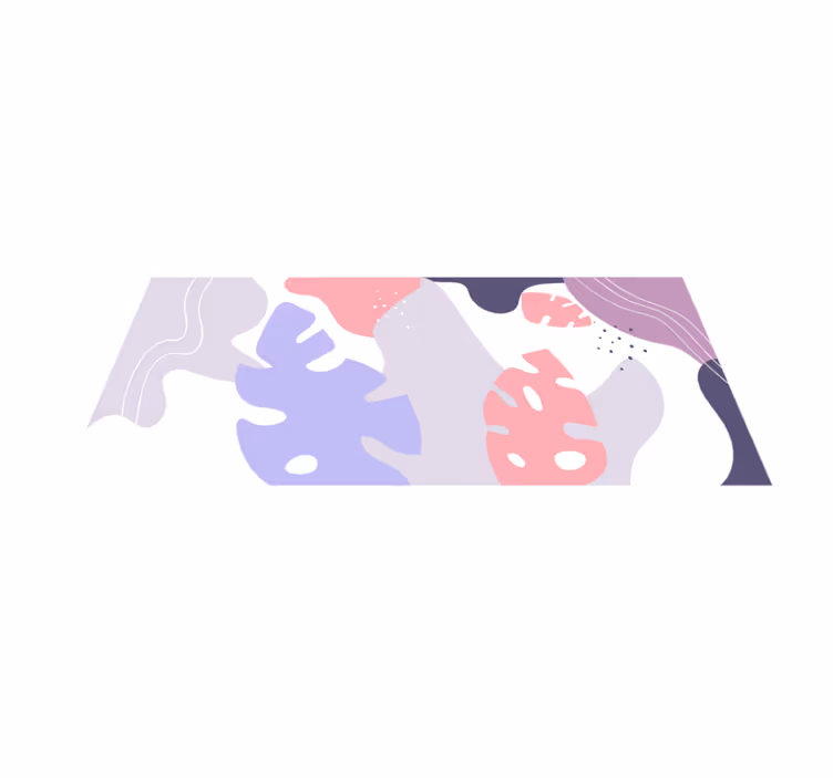Dywan winylowy tekstura abstrakcyjna monstera - TenStickers