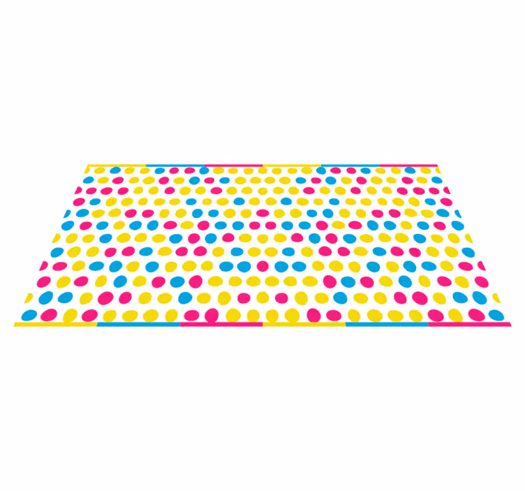 Dywan winylowy Kolorowe kropki - TenStickers